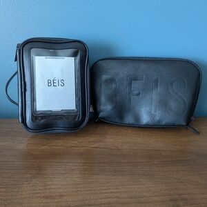 BEIS Black Toiletry Organizer Set